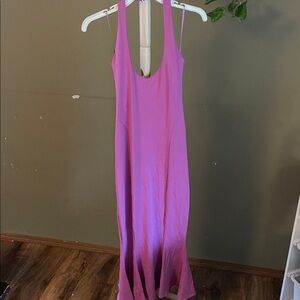 Susana Monaco Pink halter dress